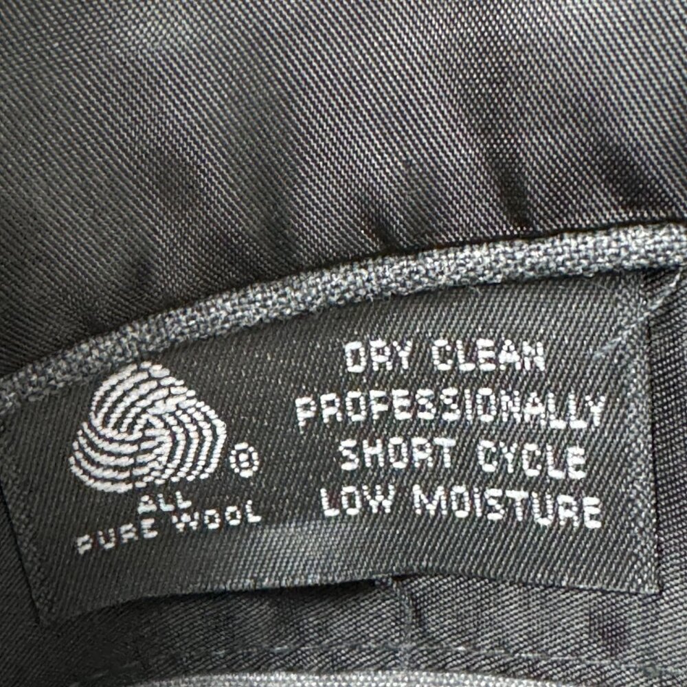 Burberrys Gray Pure Wool 2 Button Single Vent Sport Coat Blazer 38R - Picture 9 of 15